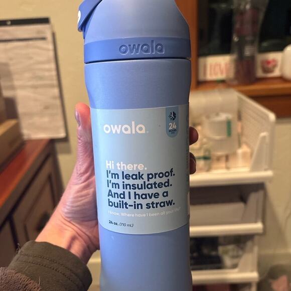 Owala 24 oz freesip, ‘out of the blue’ target exclusive, stainless steel, nwt - Picture 5 of 5